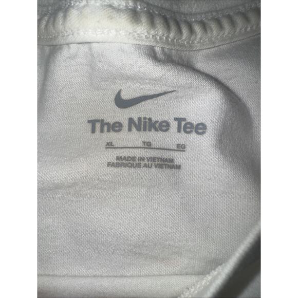 Nike Club América Los Angeles Long Sleeve T-Shirt White Red XL 23x28 Soccer Tee - Picture 6 of 6